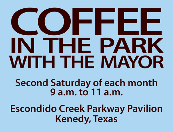 Coffee in the Park with the Mayor